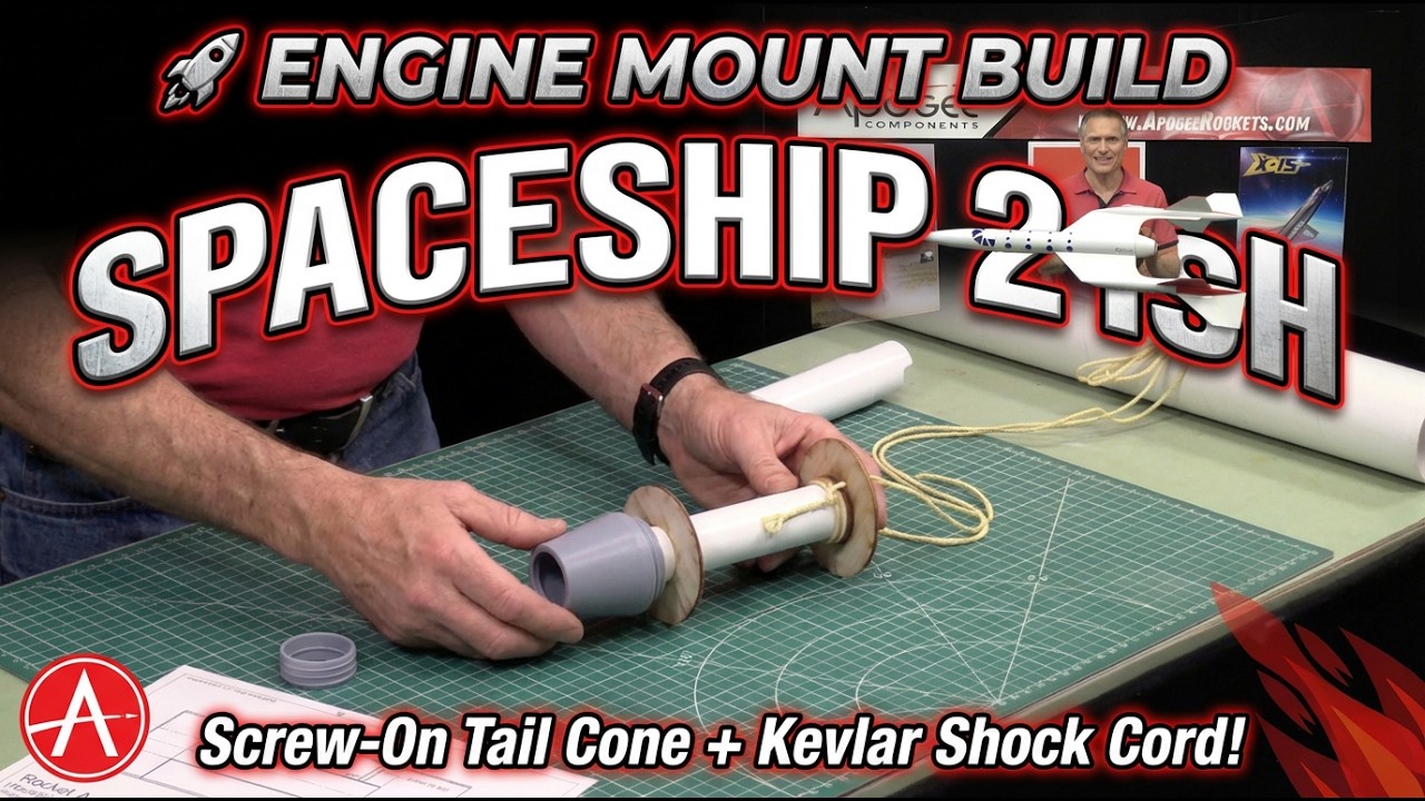 SpaceShipTwo-ish: Сборка крепления двигателя - Видео 7