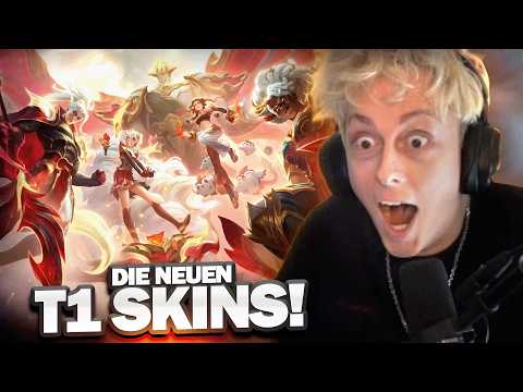 WAS FÜR EINE AURA! Die neuen T1 WORLDS Skins sind ENDLICH DA