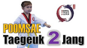 Taekwondo Poomsae 2 ( Taegeuk 2 Jang  ) Step by Step