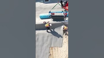 This Magic Cement Blanket Turns Into Concrete in Seconds! #shorts