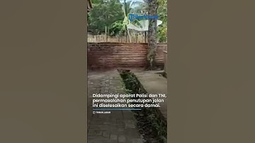 AKHIR KISAH Pria Viral Tutup Jalan usai Gagal Nyaleg, Caleg di Garut Tahan Malu saat Aparat Datang