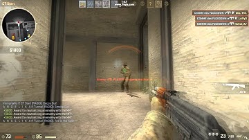[CS:GO] B anti-rush with MP7 on Train