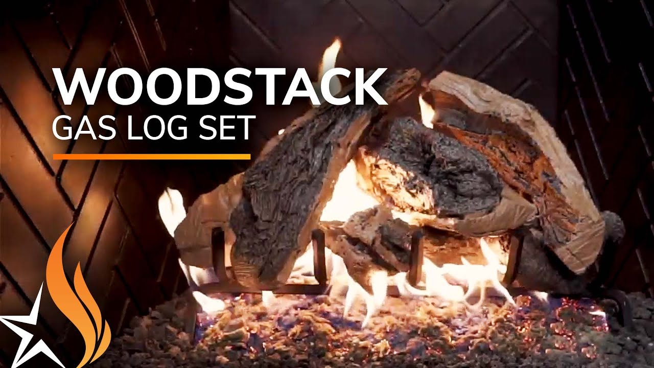 Woodstack Vented Gas Logs - Designer Series | Real Fyre