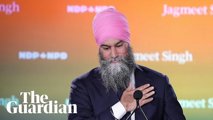 Jagmeet Singh gives emotional speech and steps down as leader of NDP