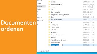 Documenten ordenen | Klik & Tik. De basis | Oefenen.nl