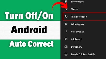 How To Turn On/Off Autocorrect On Android! (2023)