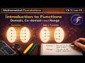 Lecture 12: Introduction to Functions | Domain Codomain Range | BSc / CSIR NET (Hindi)