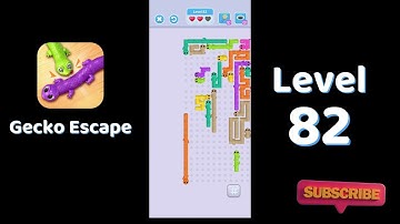 Gecko Escape Level 82 Walkthrough 🦎 | Puzzle Game Solutions & Tips | SolutionGuruji