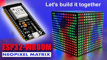 BUILD the GIANT LED CUBE in the world by ESP32 matrix
