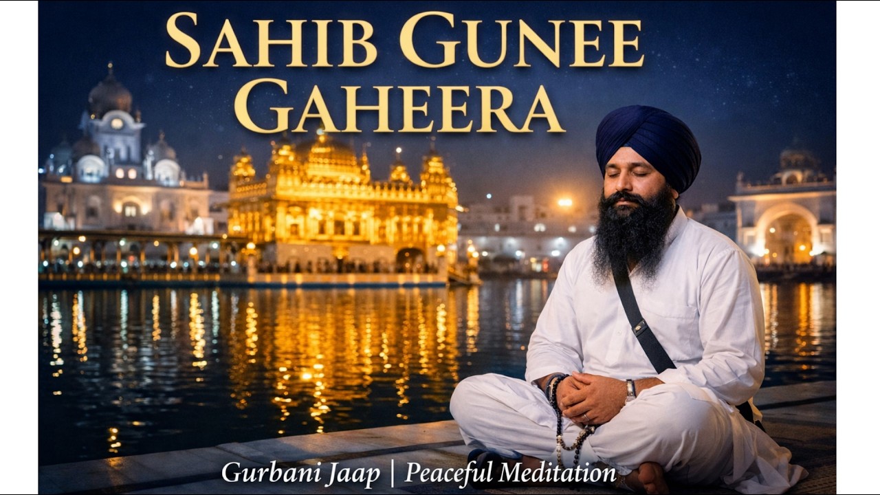 ਸਾਹਿਬ ਗੁਣੀ ਗਹੇਰਾ | Gurbani Shabad Jaap | ਮਨ ਨੂੰ ਸ਼ਾਂਤੀ ਤੇ ਸੁਖ