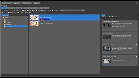 Home screen improvements in Photopia 2.0