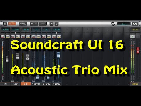 Soundcraft UI16 動作確認 Soundcraft UI-16 Walkthrough and Features - YouTube