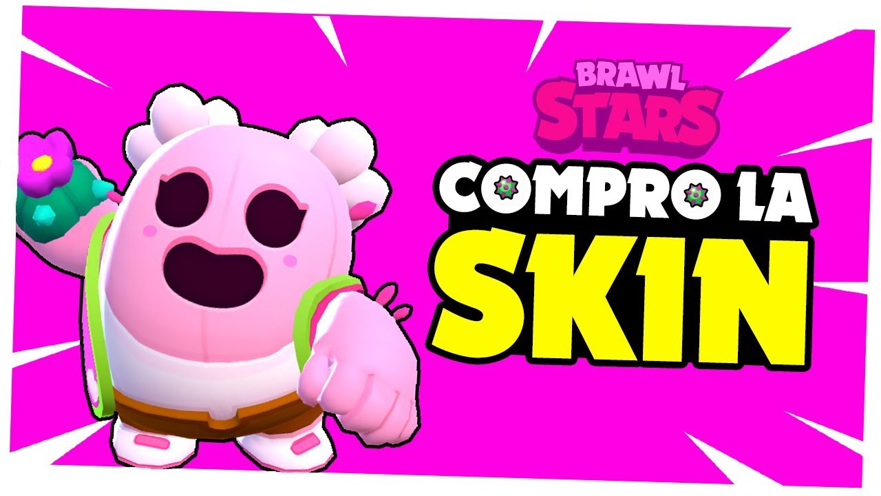 Compramos Una Skin Legendaria Spike Sonrosado Brawl Stars Agasigamer Youtube - brawl stars el spike sonrosada