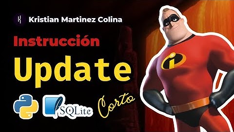 Como actualizar datos en una base de datos explicado con Los increíbles