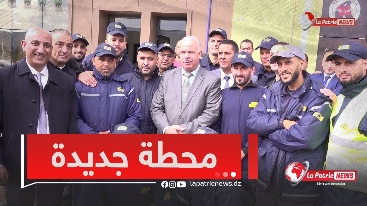 الرئيس المدير العام لنفطال عبد القادر شافي يقوم بتدشين محطة الخدمات بالبليدة