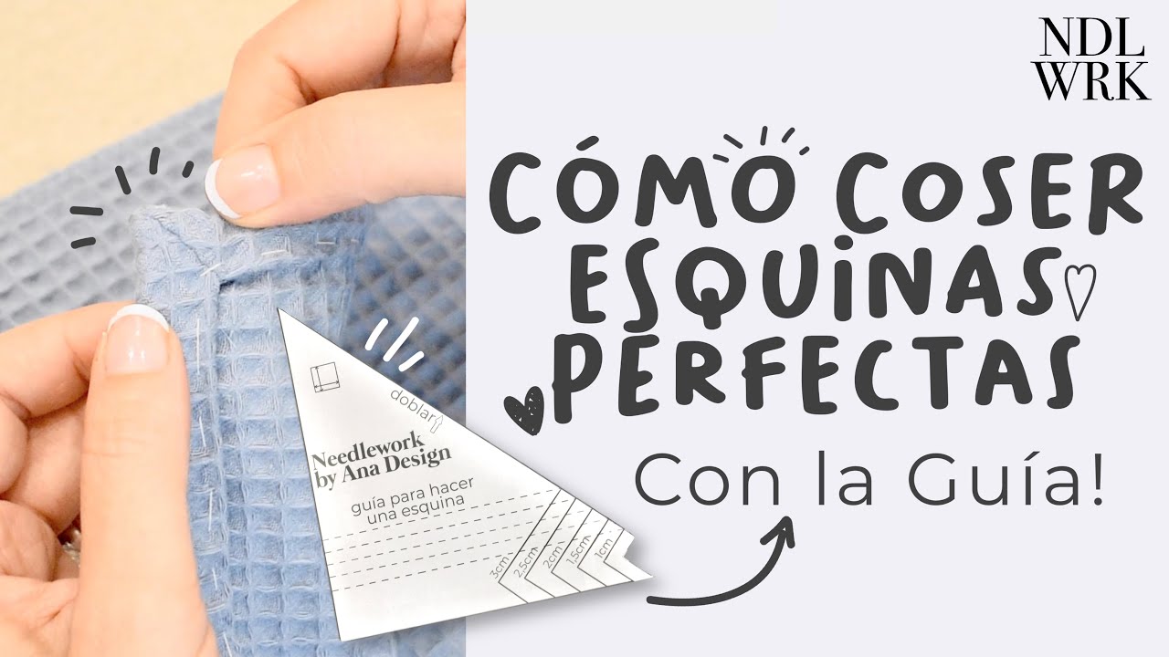 Servilletas de Tela Doble Cara con Esquinas PERFECTAS {Tutorial}