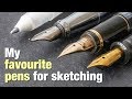 My favourite pens for sketching