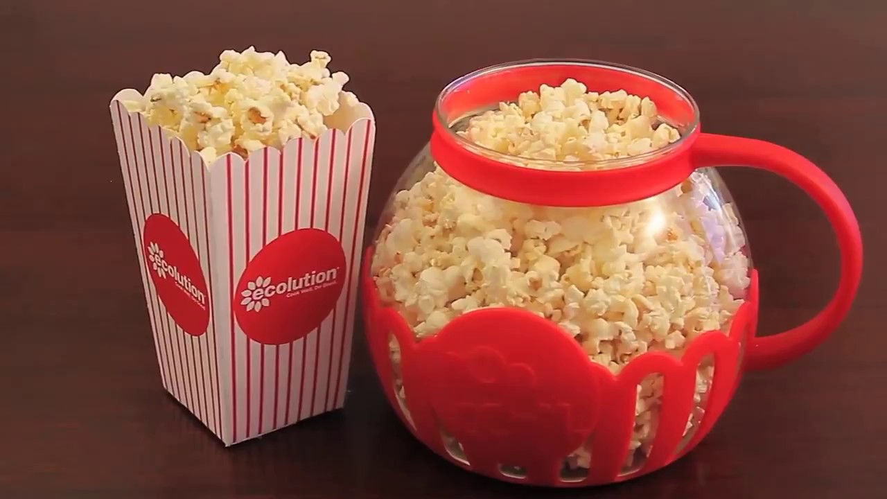 Ecolution Micro Pop Popcorn Maker Microwave Popcorn Popper YouTube