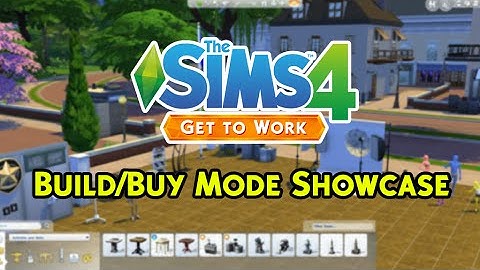 The Sims 4 Get To Work: Build/Buy Mode Showcase