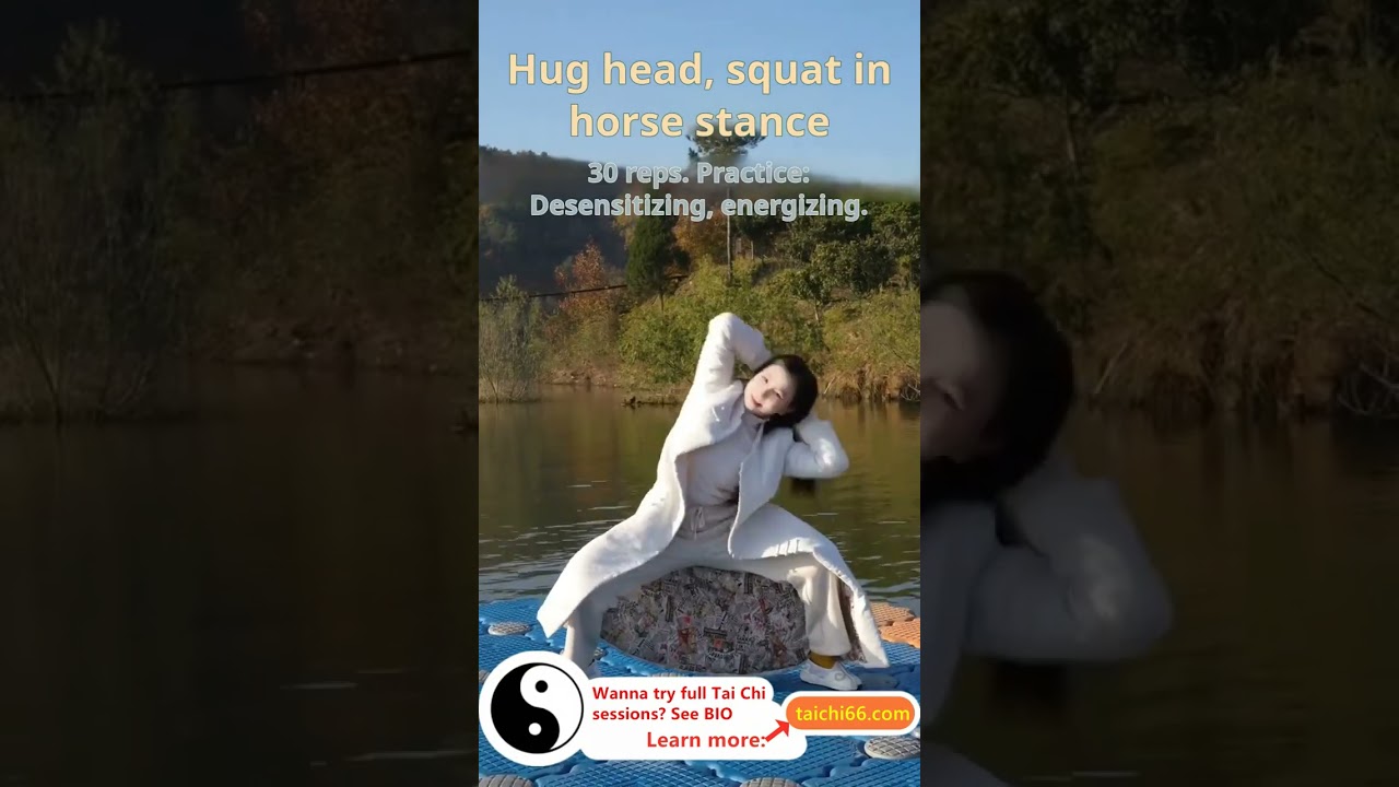 Train with Wudang monks - start your day right! #TaiChiClassesOnline #taichi #TaiChiPainRelief