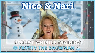 Frosty The Snowman ~ Parrot Whistle Training