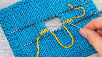 How to mend knitting like a pro!