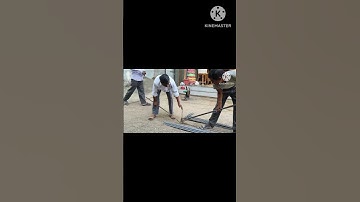 preparing overlap bar for column overlap length jakal bar bending at site #construction #plaster