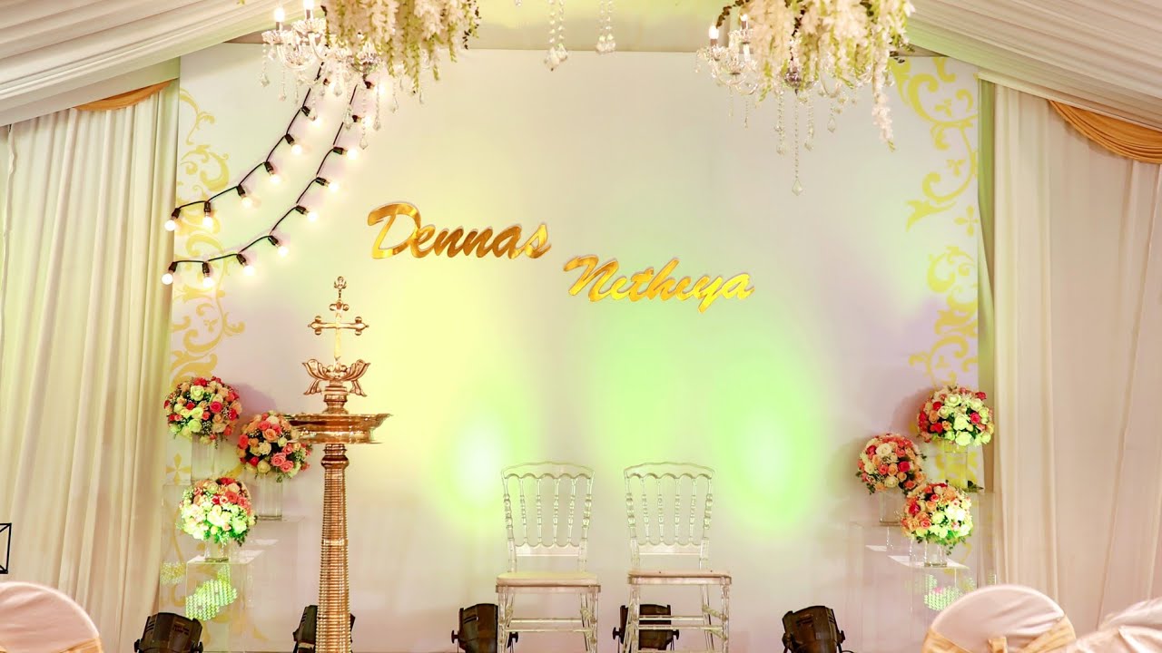 Dennas nithya Fixation ceremony decor YouTube