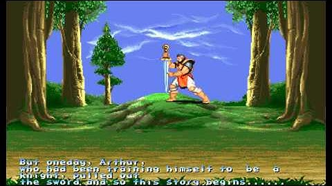 Knights of the Round Arcade Attract Mode