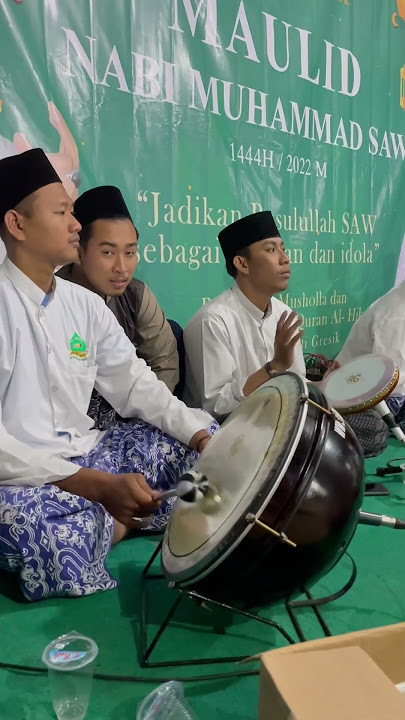 Bas hadroh pakai mika encore 🫣 mantap… #hadroh #rebana #rebanahadroh #banjari #alatbanjari #terbang