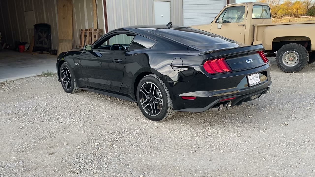 Mustang GT Roush Xpipe/MBRP Axle back YouTube