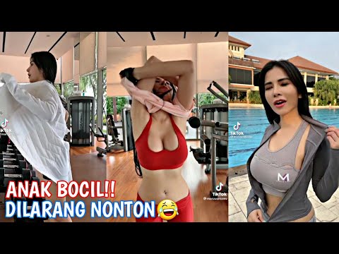 [FULL HOT 18+/NO SENSOR] komplikasi tik tok maria vania buka baju!!.