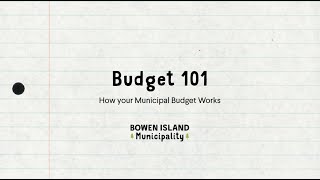 Budget 101