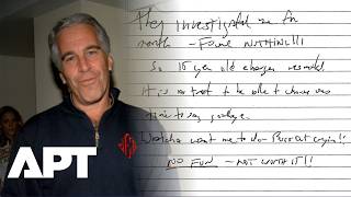 Judge Unseals Alleged Epstein Suicide Note in New Court Release | APT