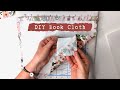 How to make book cloth with fusible webbing  handmade book tutorial