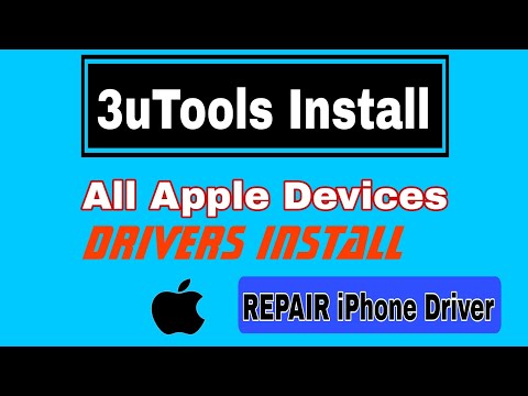 How to Install iPhone Drivers || All Apple Phones Driver Repair Using 3uTools