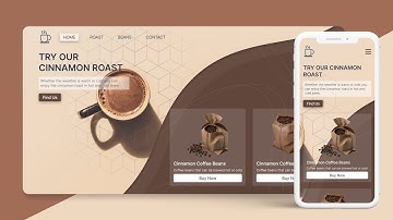 Design a Cozy Coffee Shop Landing Page | HTML, CSS & Vanilla JS Tutorial