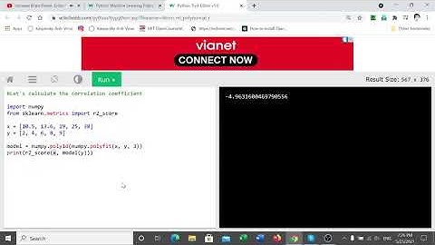 Correlation coefficient: Calculate using python