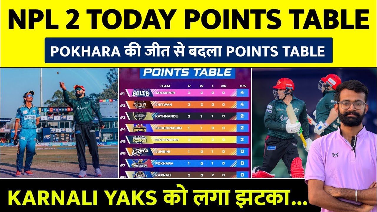 Npl Season 2 Points Table | NPL 2 Points Table Today | Kny vs Pka after match Points Table Npl 2