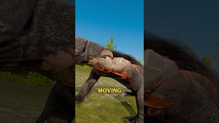 He Hid Inside a Komodo Dragon... Big Mistake #shorts