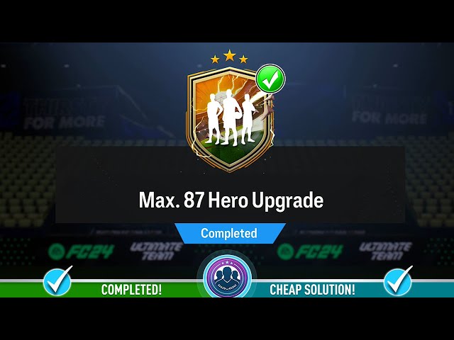 EA FC 24 Max 87 Hero Upgrade SBC: Best players you can get