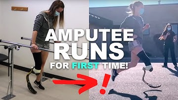 AMPUTEE RUNS FOR THE FIRST TIME!!! (Testing Out My PROSTHETIC RUNNING BLADE!!)