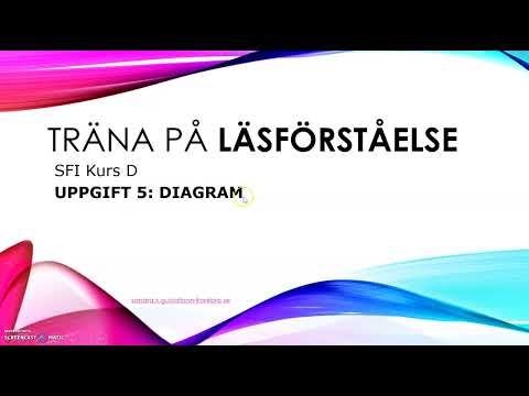 Träna på LÄSFÖRSTÅELSE,