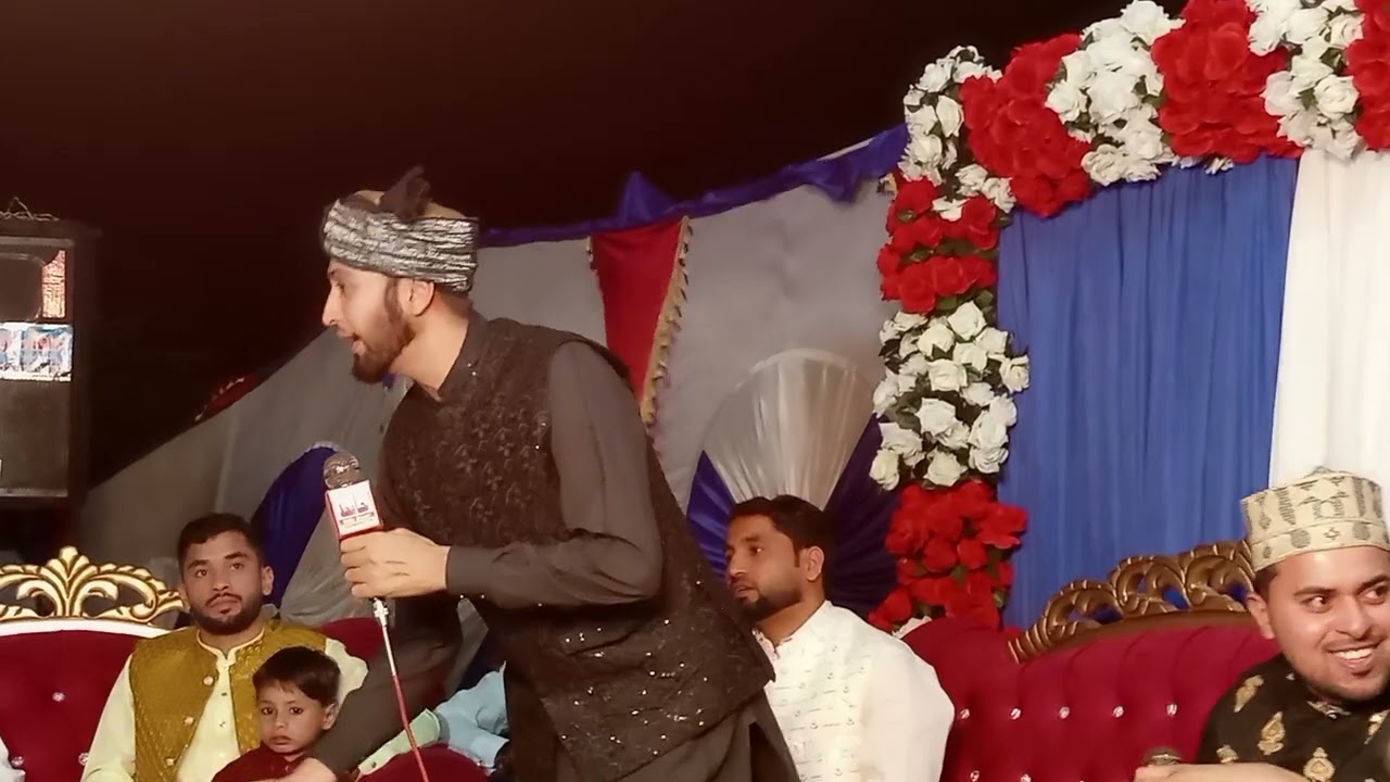 کل رات کو محفل شادی خانہ ابادی ۔بمقام ۔برنالہ آزاد کشمیر ۔نزد بھمبر ۔سلطان عطیق رحمان ۔اف جھلم۔