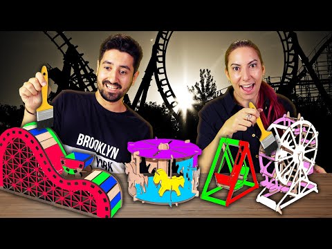 FIZEMOS MINIATURA DE PARQUE DE DIVERSÃO | Gabriel e Shirley 2.0