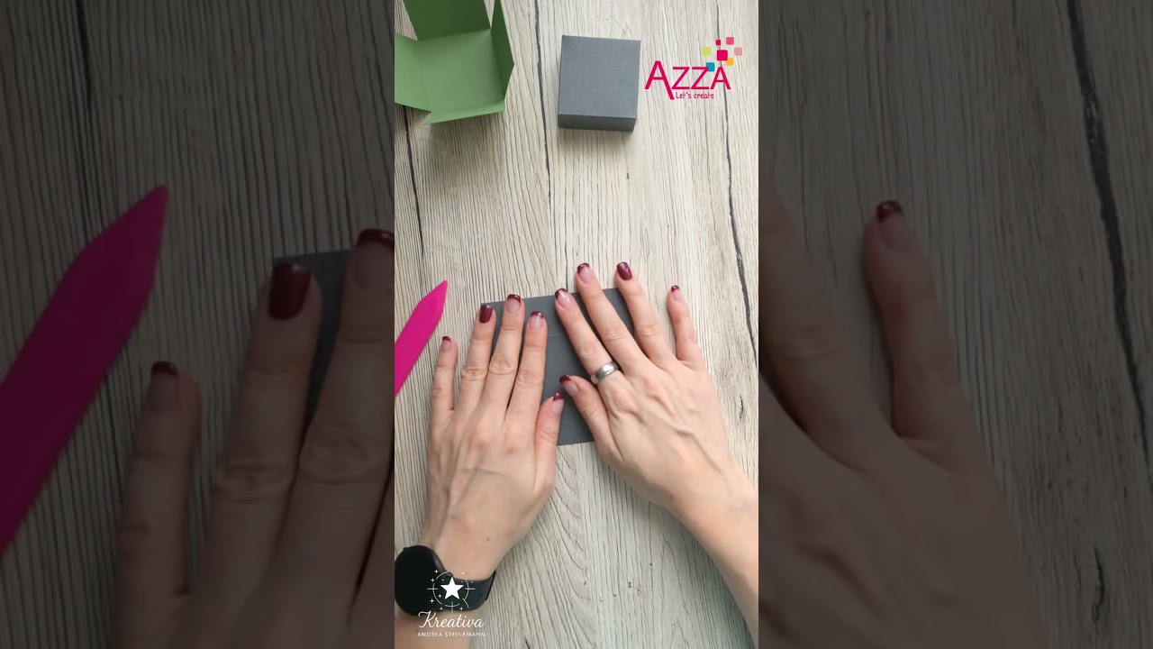 DIY = Mini Explosionsbox aus Papierresten🎨