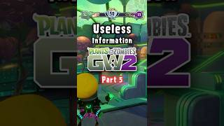 Useless Information About GW2 - Part 5 #gardenwarfare2 #pvz2 #plantsvszombies #pvz #pvzgw2 #gaming