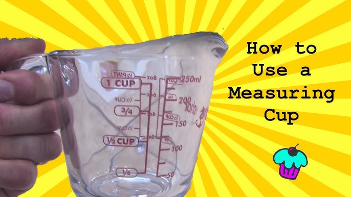 How to measure a 1/4 cup of water without a measuring cup - Quora