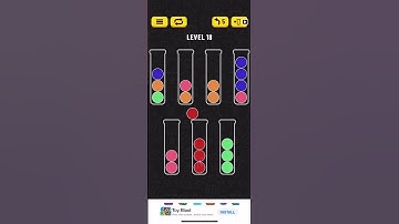 Ball Sort Puzzle Level 18 Solution