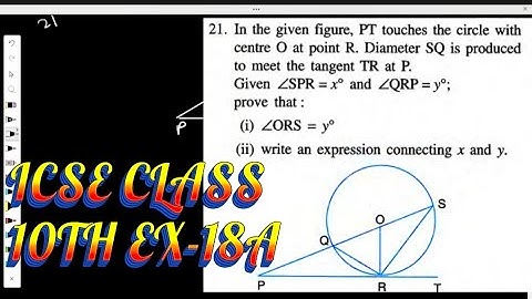 Icse Selina | Exercise 18A Q-21 |ICSE Class 10